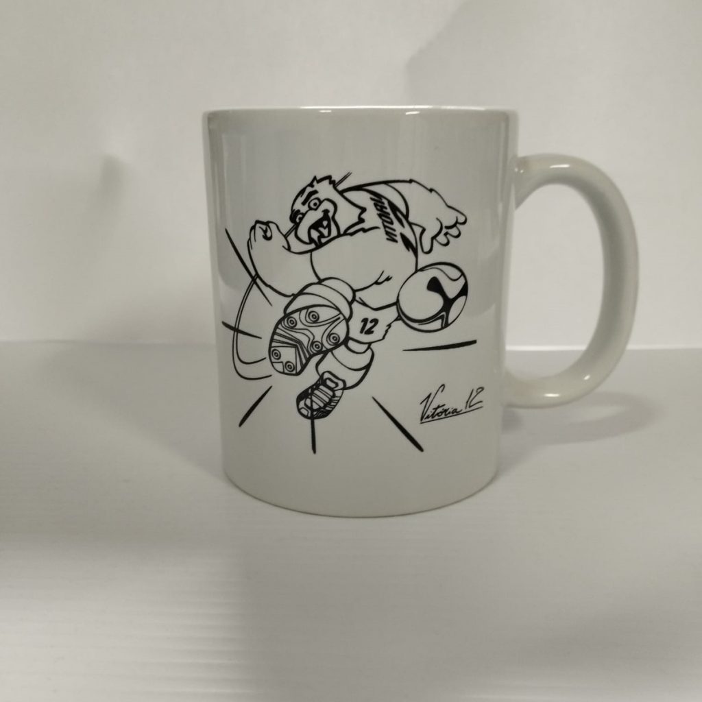 Caneca do SLB Benfica para Colorir Águia Vitoria Cerâmica