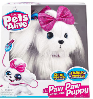 Cadelinha Interativa Paw Paw Walking Puppy-Pets Alive