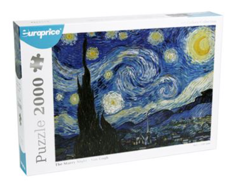 Puzzle Europrice Art Gallery Collection - The Starry Night, Van Gogh | 2000 Peças