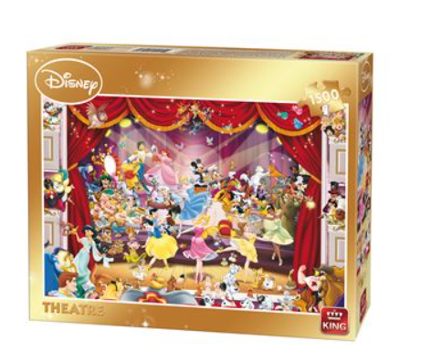 Puzzle King Disney Disney Theatre 1500 Peças