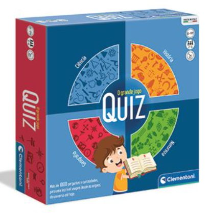 Jogo de Tabuleiro O Grande Jogo Quiz - Clementoni