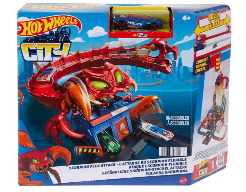 Hot Wheels Conjunto de pista de carro de brinquedo City