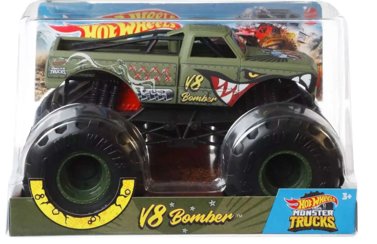 Hot Wheels Monster Trucks V8 Bomber Diecast Car [2021]