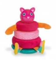 Oops Boneco Encaixe Madeira Gato