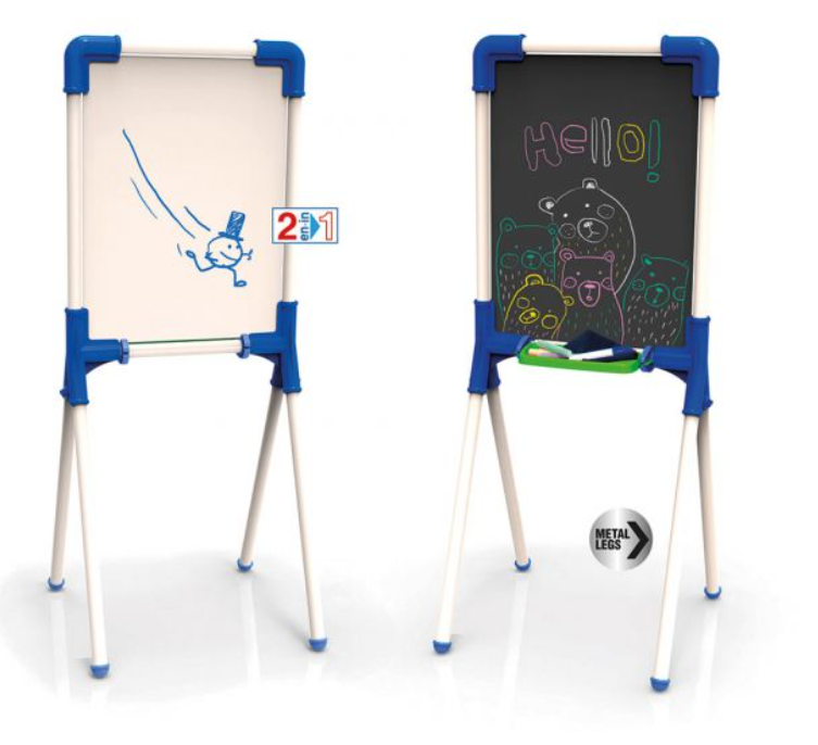 Chicos Paint & Learn: Quadro Júnior 2 em 1