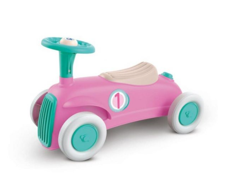 Clementoni Baby Carrinho Primeiros Passos Rosa