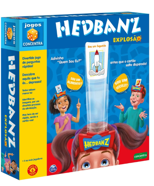Jogo Hedbanz Explosão CONCENTRA