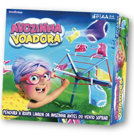 Jogo de Tabuleiro Avozinha Voadora
