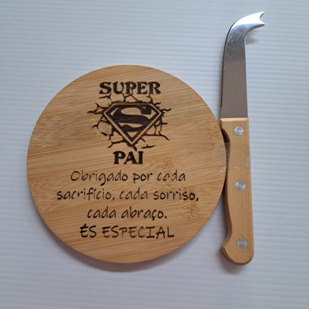Conjunto Queijos Nesto Bambú / Acero Inox