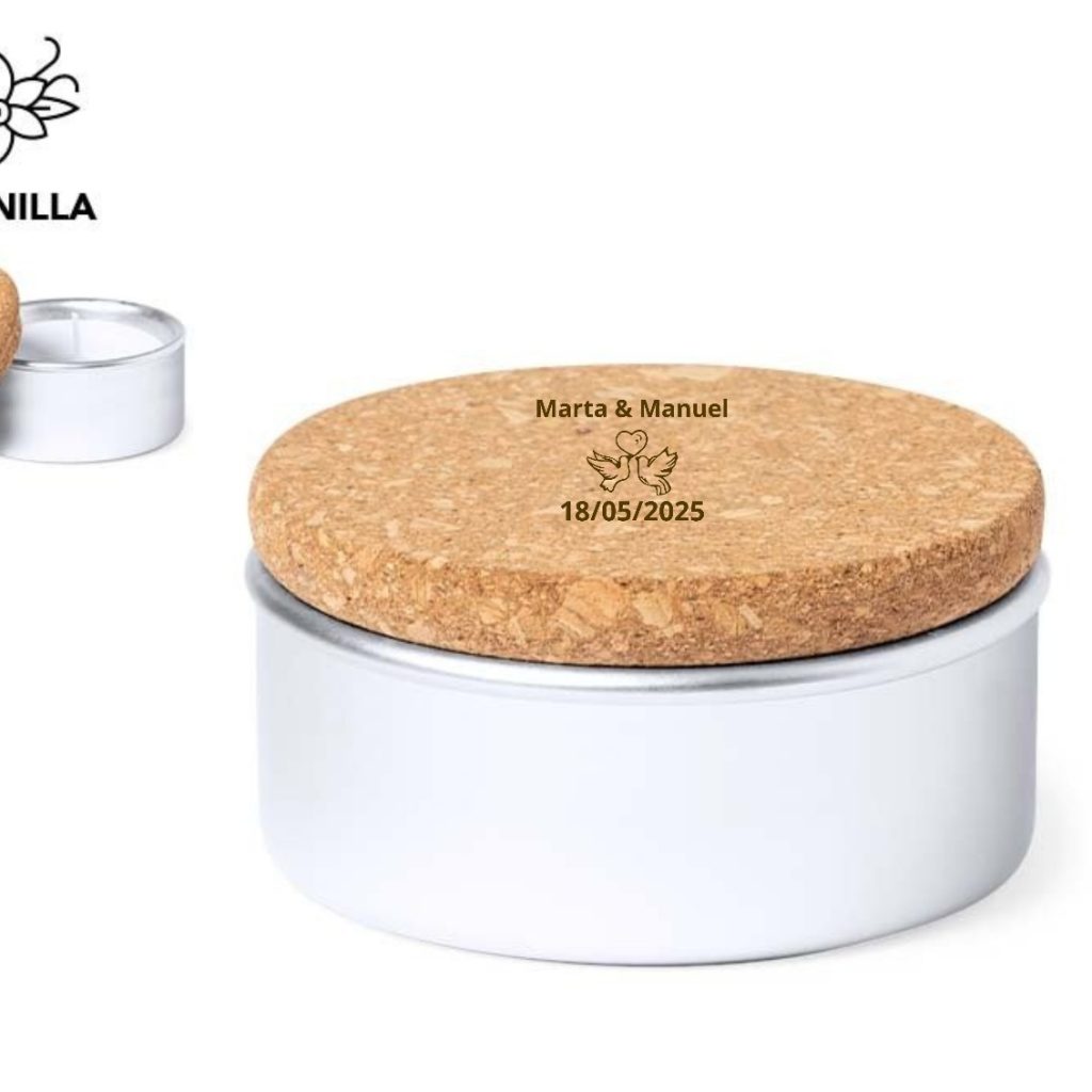 Vela Aromática Baunilha Suyen personalizada
