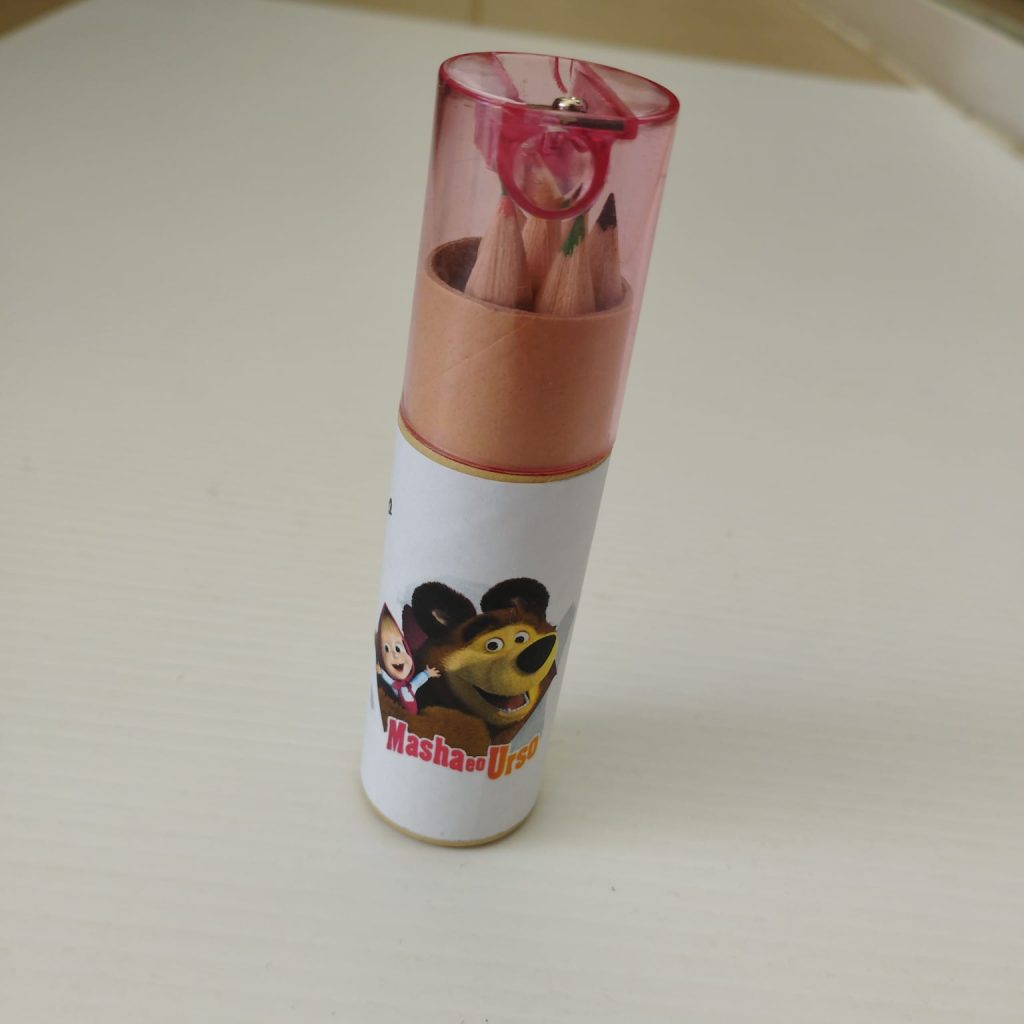 Caixa de Lápis com Afia-Personalizado