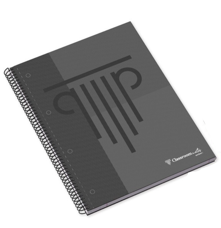 Caderno Espiral ClassroomMates Capa Dura Whiteboard A4 100F 90G Pautado