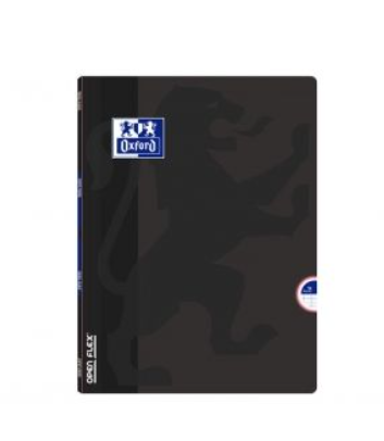 Oxford Caderno A5 OpenFlex Quadriculado Preto