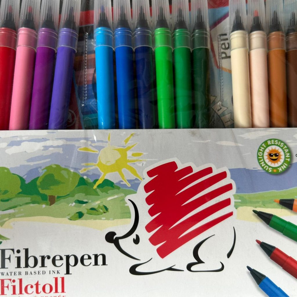 Marcadores 18c/Fibrepen