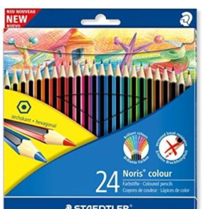 Lápis de Cor Noris Colour Staedtler - 24 unidades