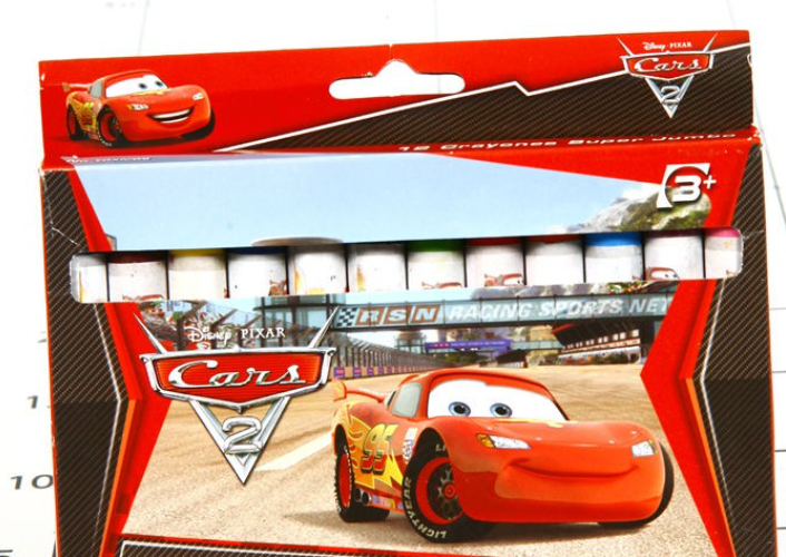 Lápis cera Disney Cars 14 uni
