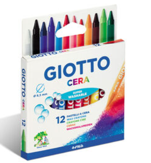 lápis de cera giotto 12 unidades
