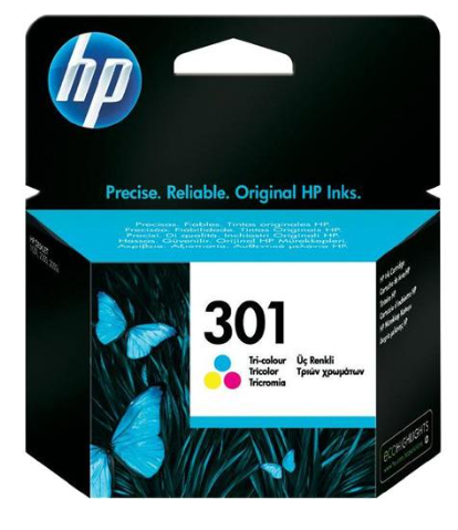 Tinteiro HP 301Tri-Colour