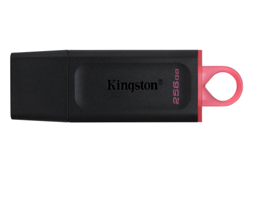 Pen Drive Kingston DataTraveler Exodia 256GB USB 3.2 Preta