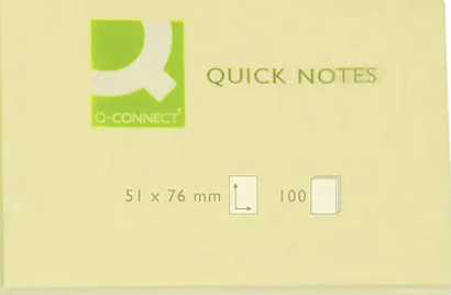 Blocos Aderentes Q-Connect – 51x76mm