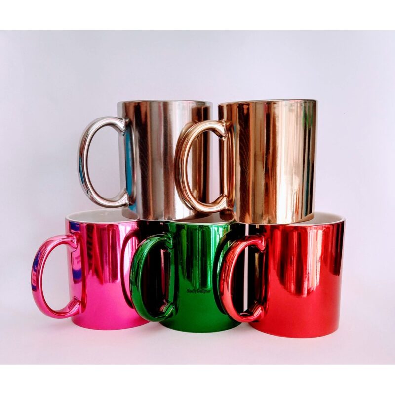 Caneca Brilhante Metalizada