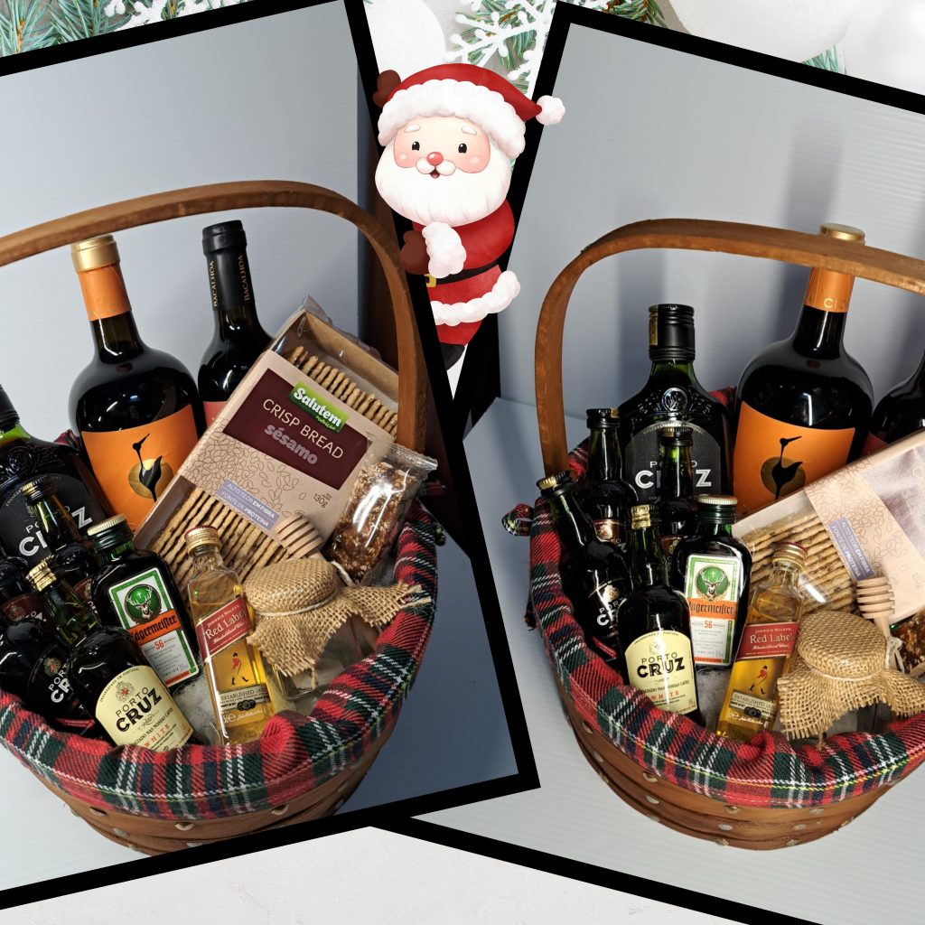 A cesta perfeita para brindar ao Natal!