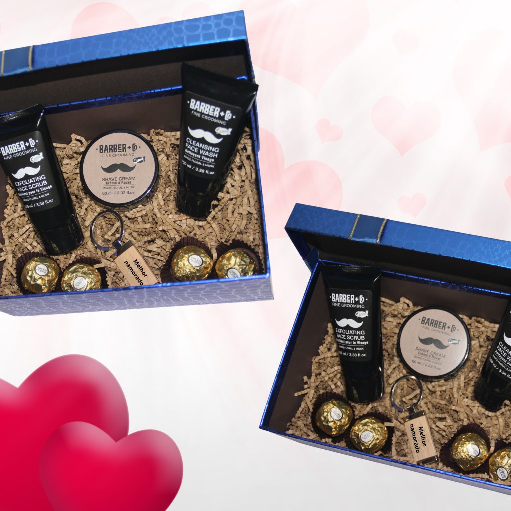 💙🎁 Kit Presente Masculino – Grooming + Chocolates 🎁💙
