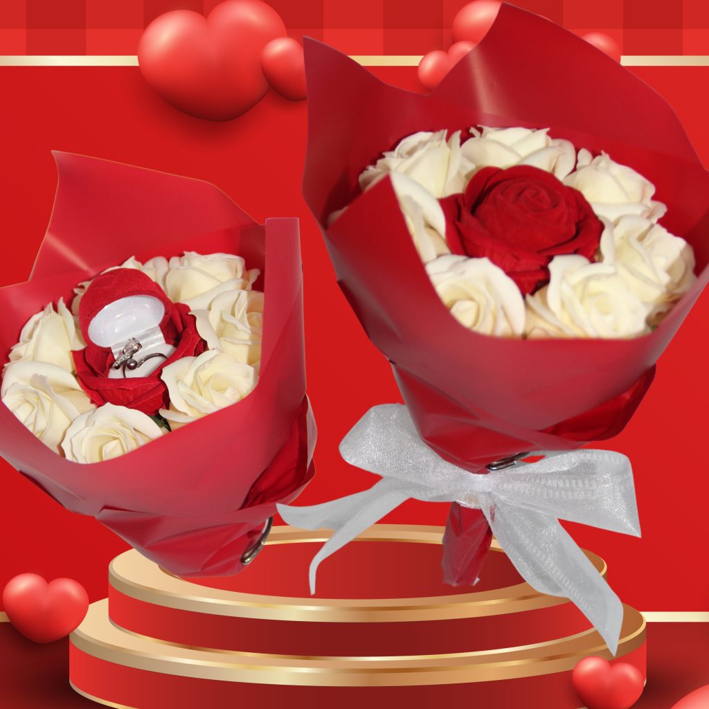 💐❤️ Buquê Romântico com Surpresa ❤️💐