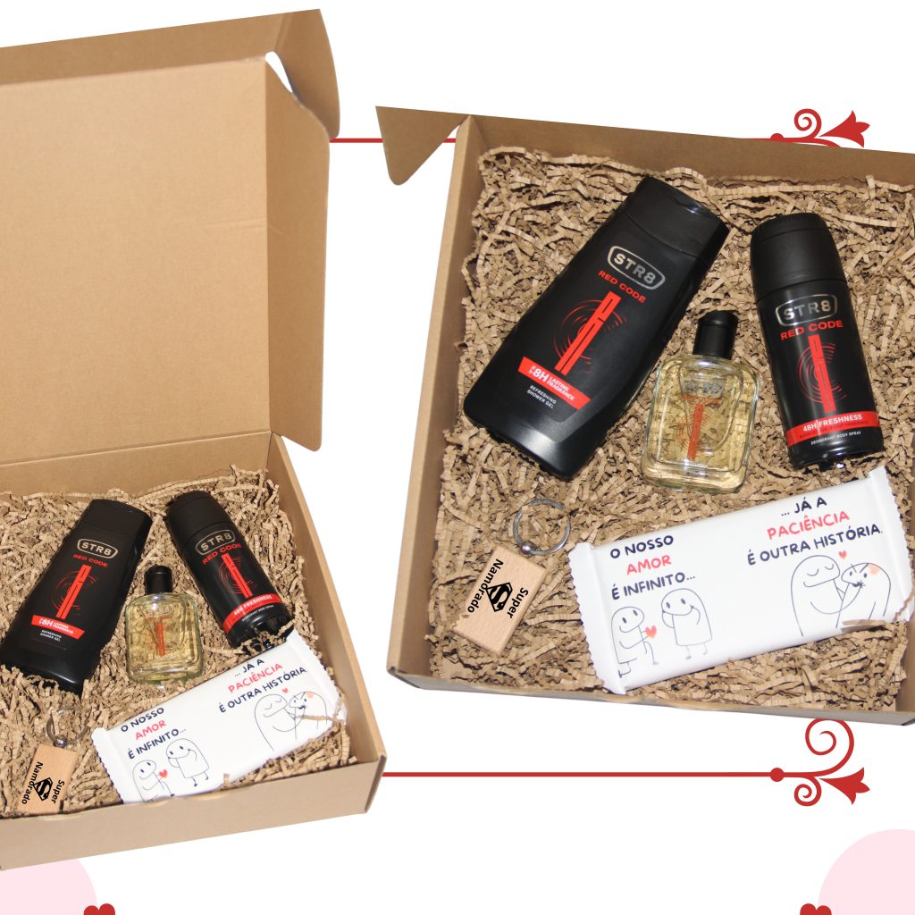 🔥🎁 Kit Presente Masculino STR8 Red Code 🎁🔥
