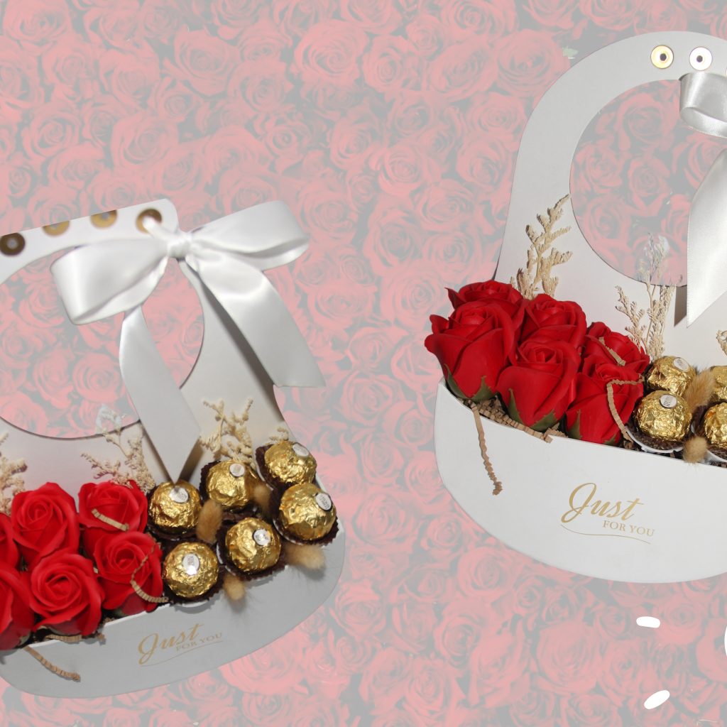 🌹🍫 Cesta Romântica “Just For You” 🍫🌹