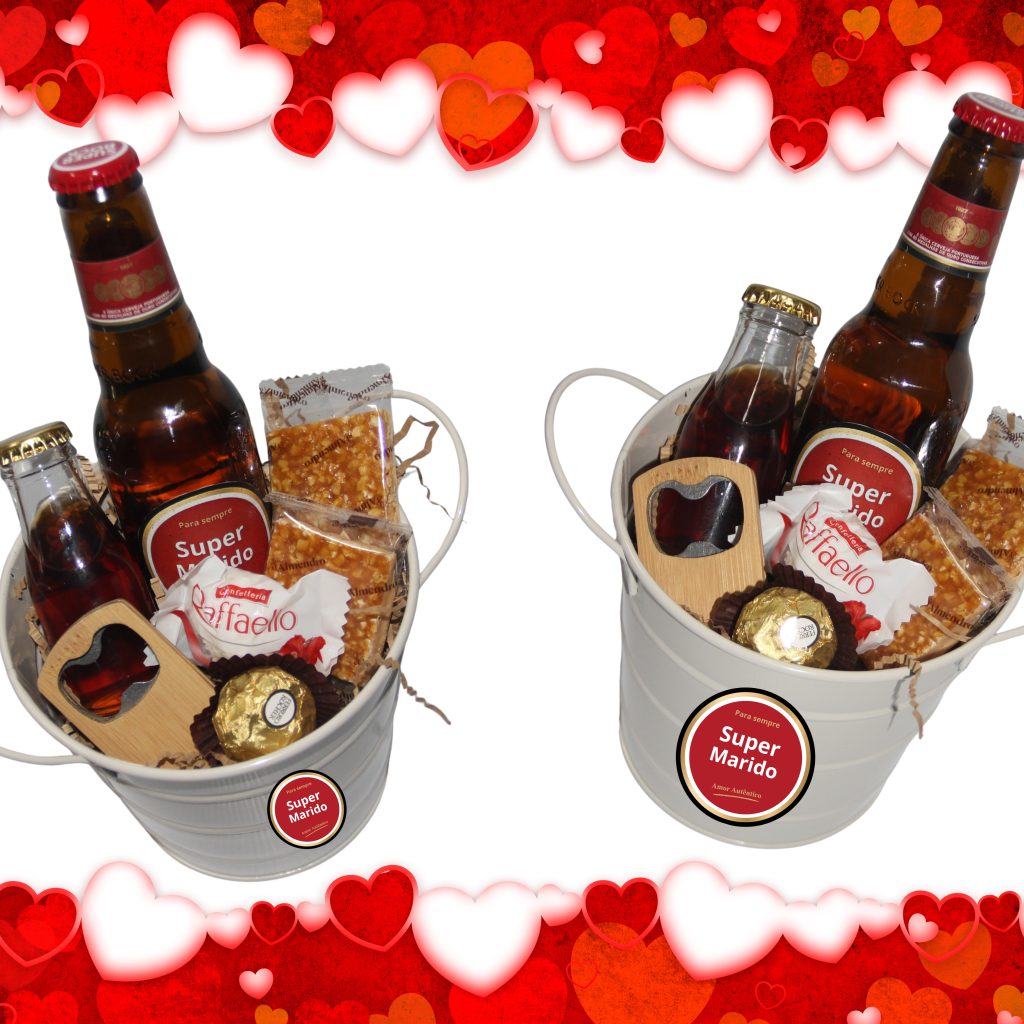 🍺❤️ Balde Presente “Super Marido” ❤️🍺
