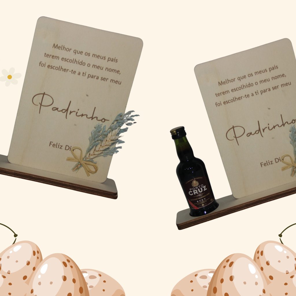 🍷🐰 Um presente especial para o melhor Padrinho! 🐰🍷