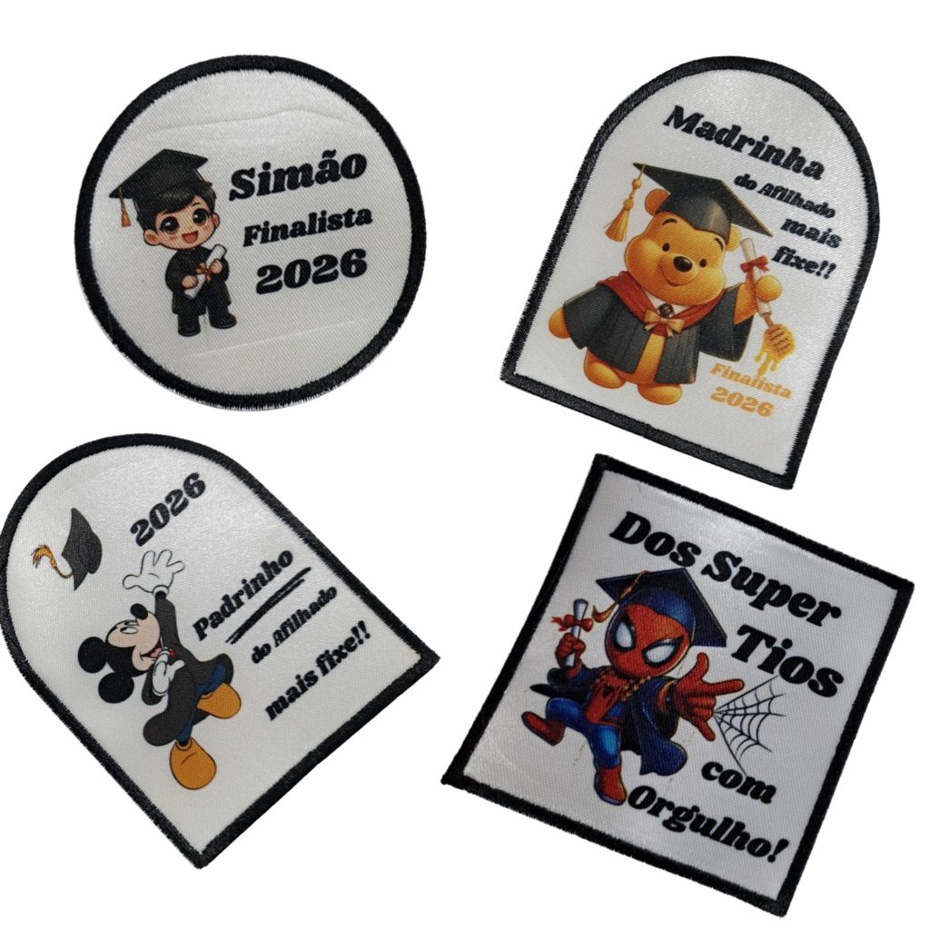 Emblemas personalizados para finalistas