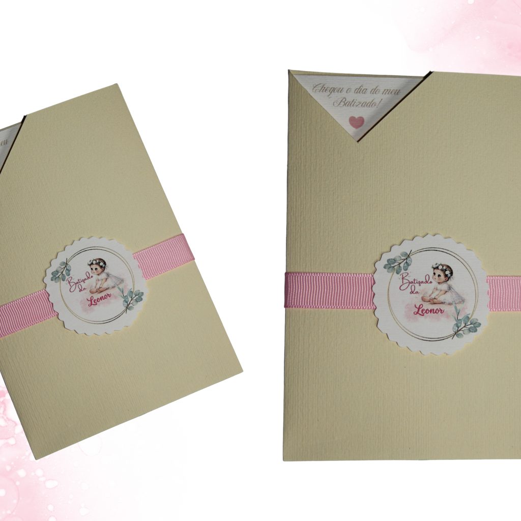 Convites personalizados de batizado
